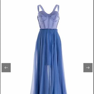 Maria Lucia Hohan Blue Gown NWT